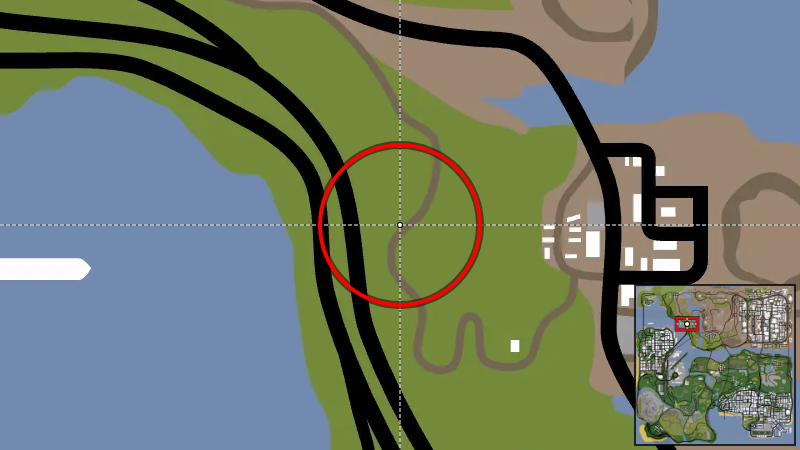 Tierra Robada Safehouse - Map Location in GTA San Andreas Tierra Robada Safehouse - Map Location in GTA San Andreas