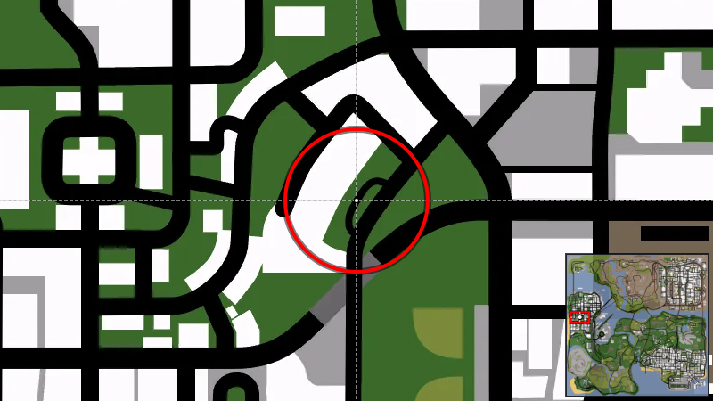 Vank Hoff in the Park Hotel Suite - Map Location in GTA San Andreas