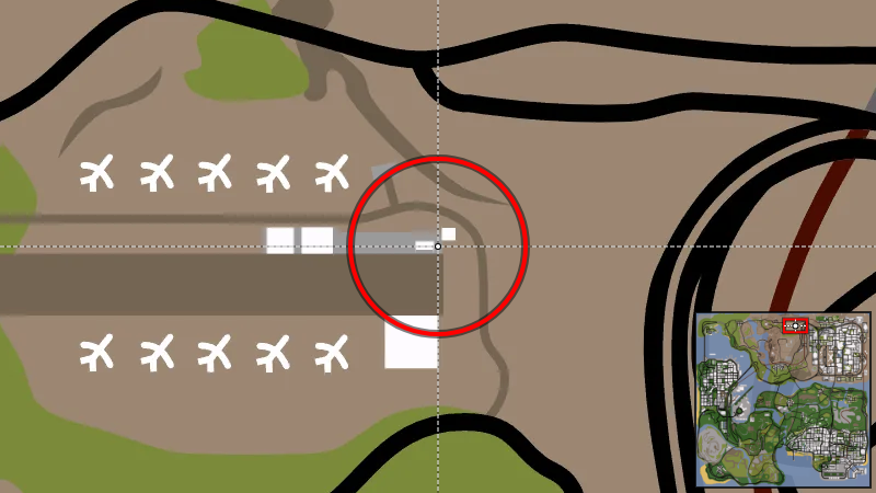 Verdant Meadows Airfield - Map Location in GTA San Andreas Verdant Meadows Airfield - Map Location in GTA San Andreas