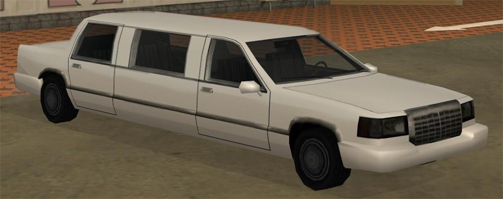 GTA 3: Special & Unique GTA Vehicles - Black Stretch/Limo 