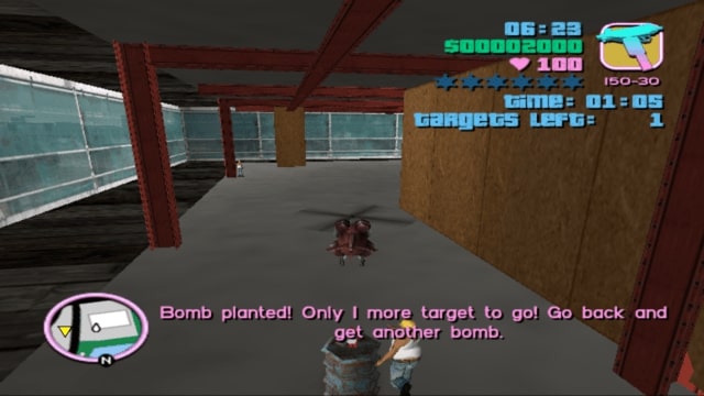 demolition man bomb planted