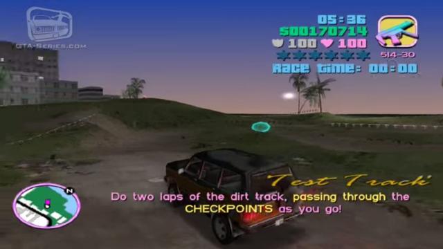 Test Track - GTA Vice City Side Missions Guide Test Track - GTA Vice City Side Missions Guide