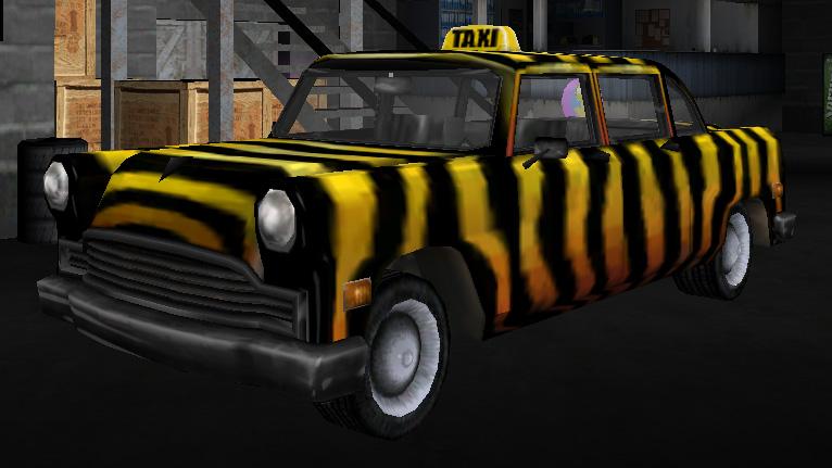 Zebra Cab - GTA Vice City Vehicle