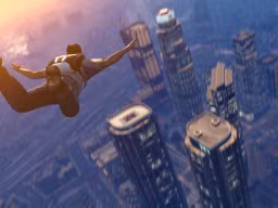 GTA5 036 Parachuting FreeFalling