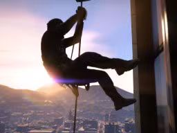 GTA5 039 Rappelling ThreesCompany