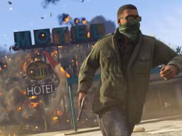 GTA5 NextGen 004 Franklin Explosion
