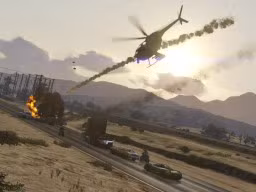 GTAOnline 011 Chopper Explosion