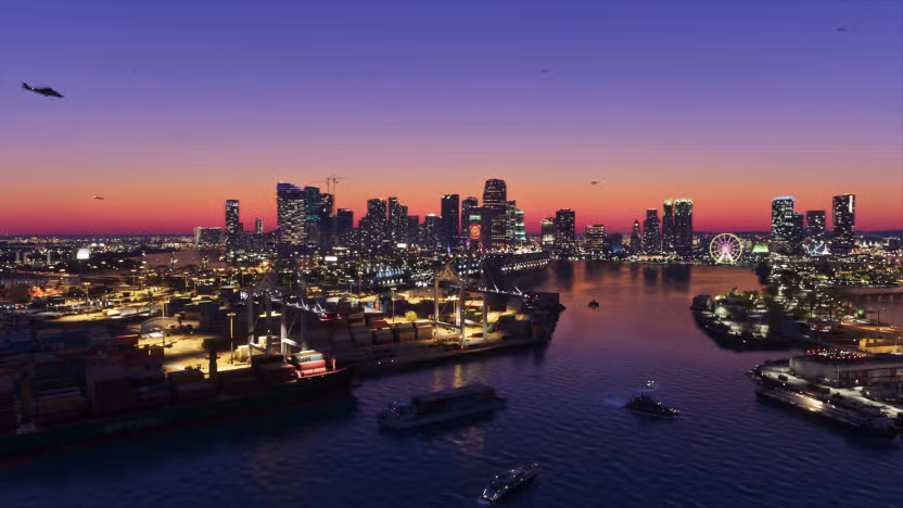 gta vice city skyline website teaser