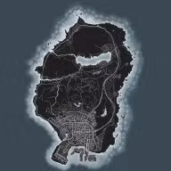 gta map black white in game