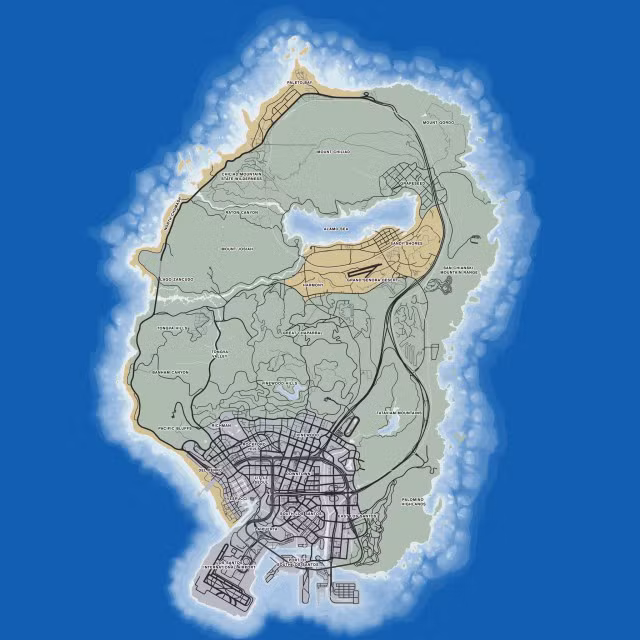 gta map roadmap labels