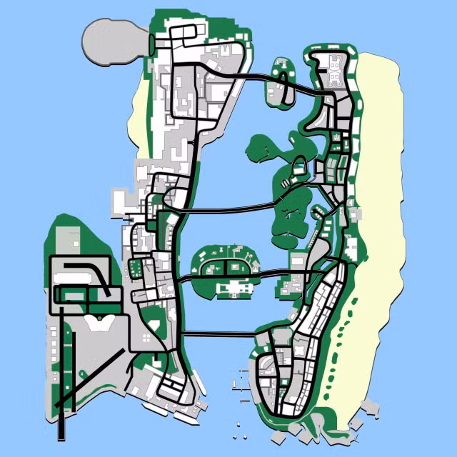 gta vice city map hd