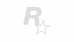 rockstar logo art white