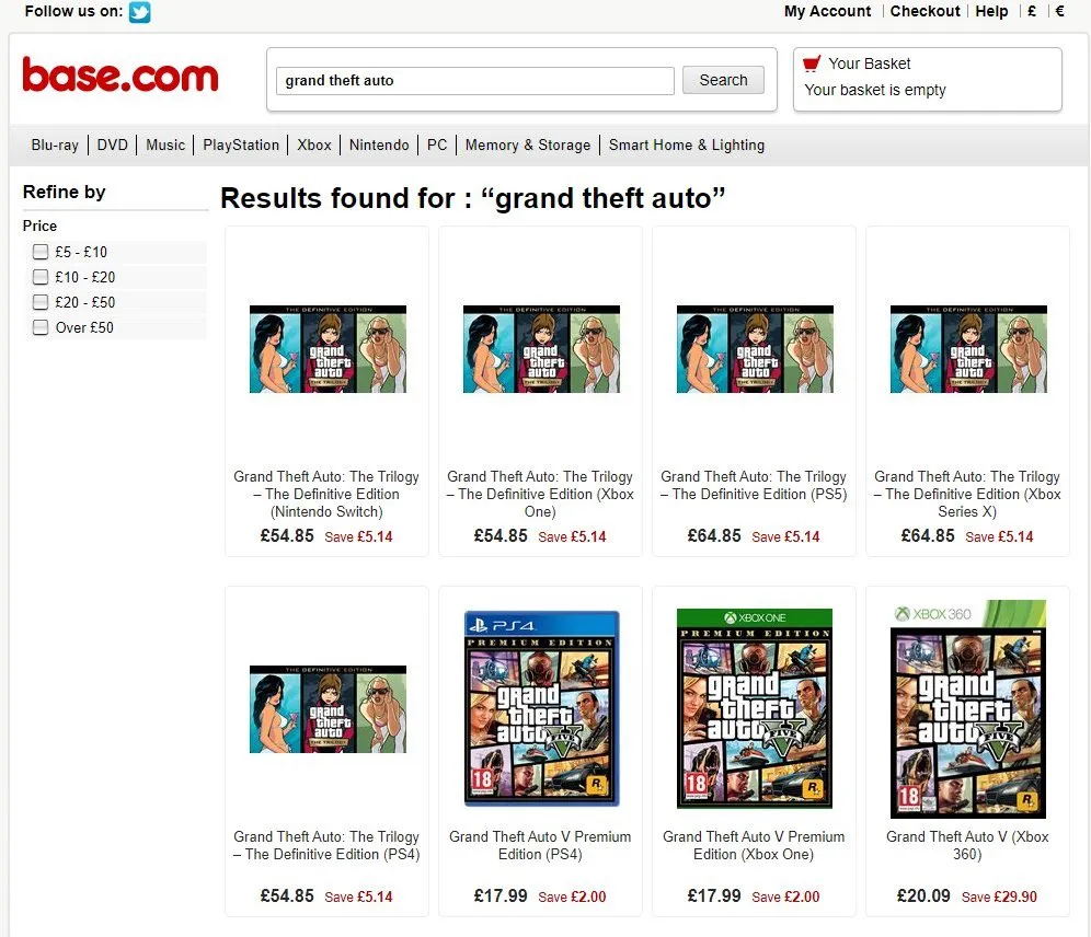 gta trilogy leaked prices