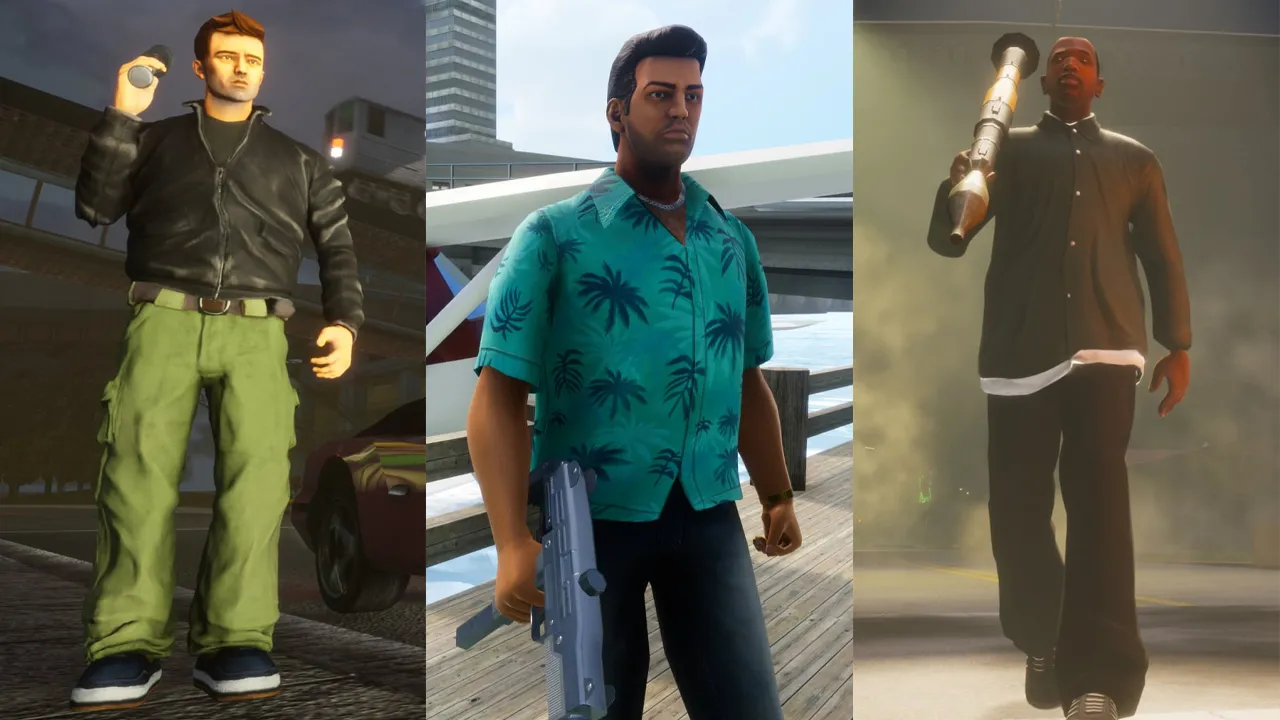 gta trilogy remastered character models