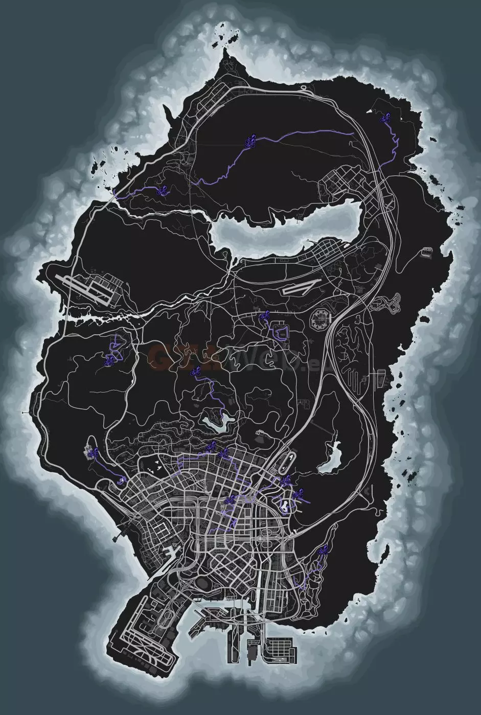 GTAWeb Junk Energy Time Trials Locations