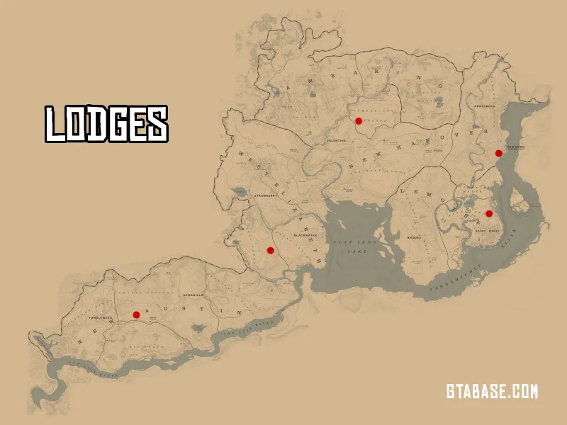 rdo lodges locations