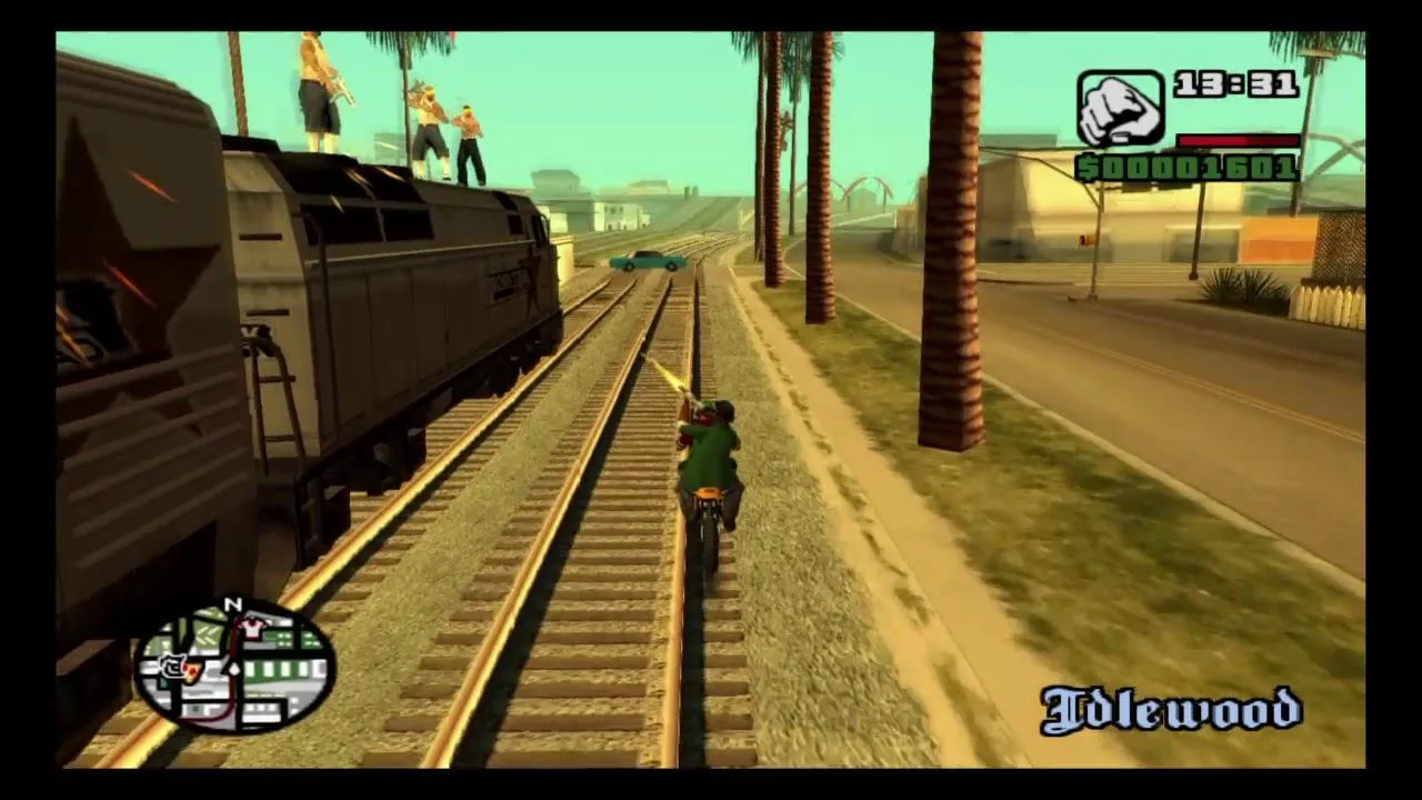 WRONG SIDE OF THE TRACKS(GRAND THEFT AUTO SAN ANDREAS)