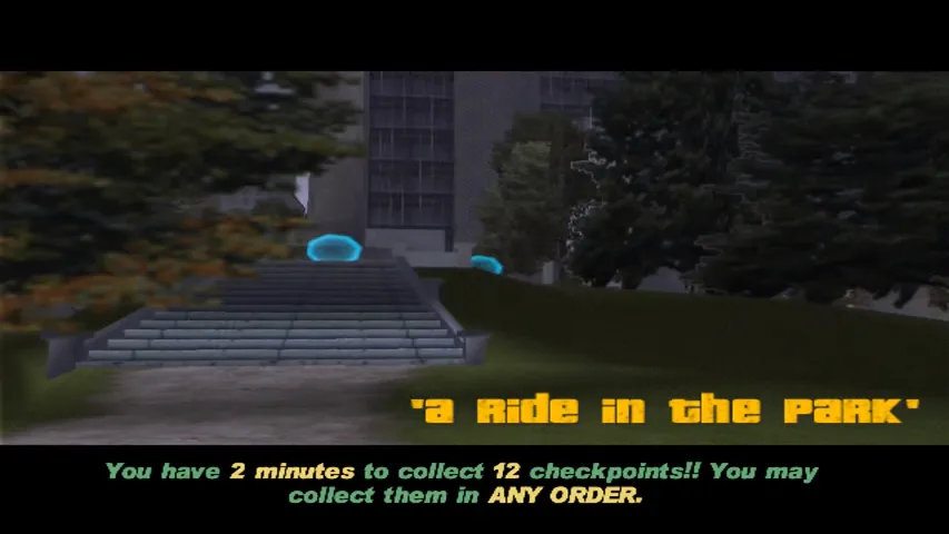 A Ride in the Park - GTA 3 Side Missions Guide A Ride in the Park - GTA 3 Side Missions Guide