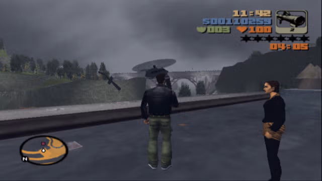 the exchange helicopter destroyed