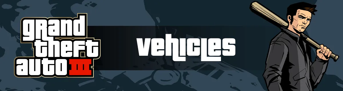 GTA 3 Vehicles Database: All Cars, Boats & Aircraft