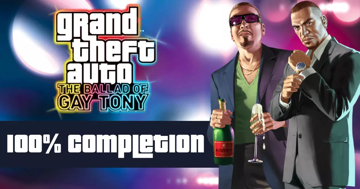 GTA IV Ballad of Gay Tony: 100% Completion Guide & Checklist - Rockstar Games News & Guides GTA IV Ballad of Gay Tony: 100% Completion Guide & Checklist - Rockstar Games News & Guides