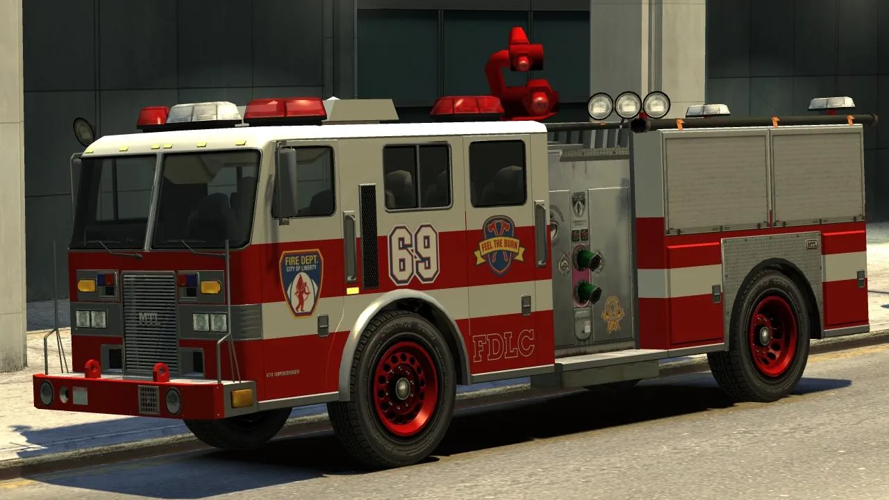 Fire Truck - GTA 4 Vehicle
