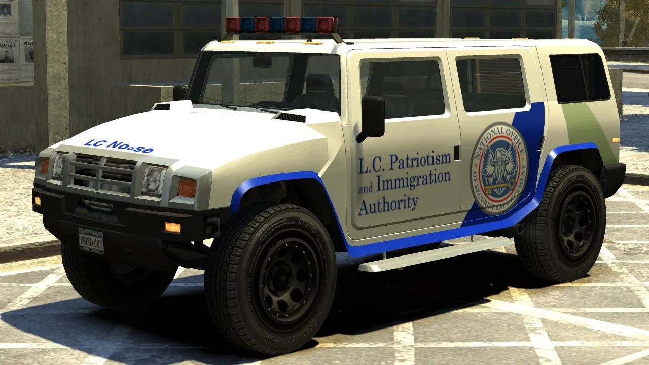 NOOSE Patriot - GTA 4 Vehicle Stats (GTA IV, TLaD & TBoGT) NOOSE Patriot - GTA 4 Vehicle Stats (GTA IV, TLaD & TBoGT)