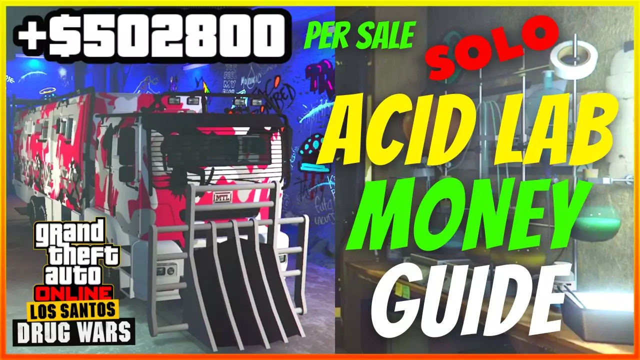 GTA 5 Online: New Acid Lab Business Money Making Guide