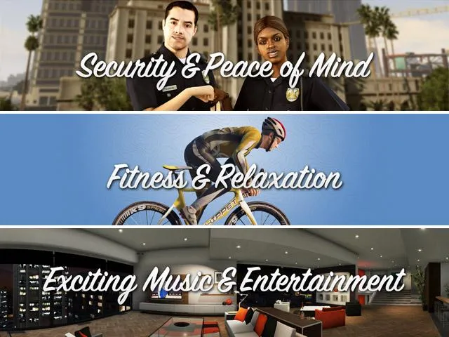 GTA V Official Site Update: Security, Fitness, Music &amp; Entertainment