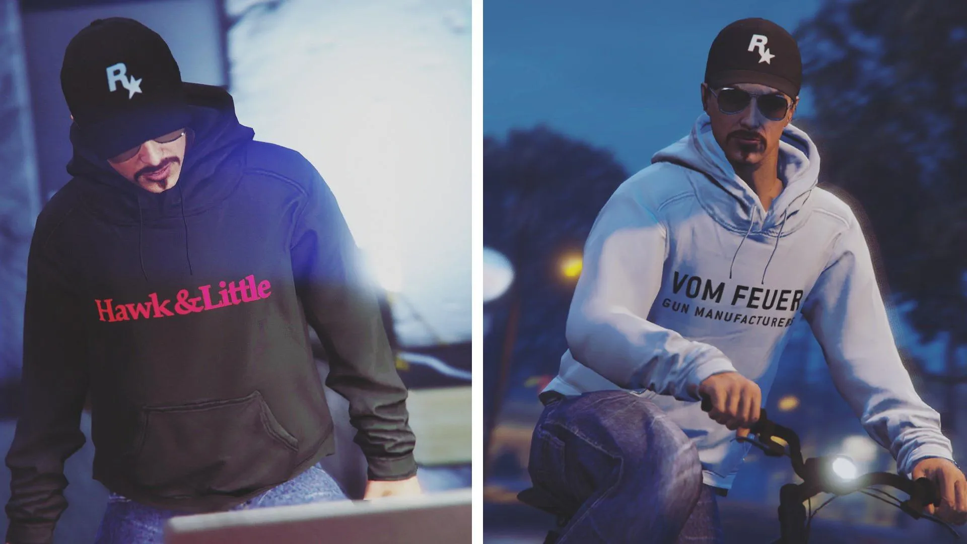 gta online black hawk little white vom feuer hoodies