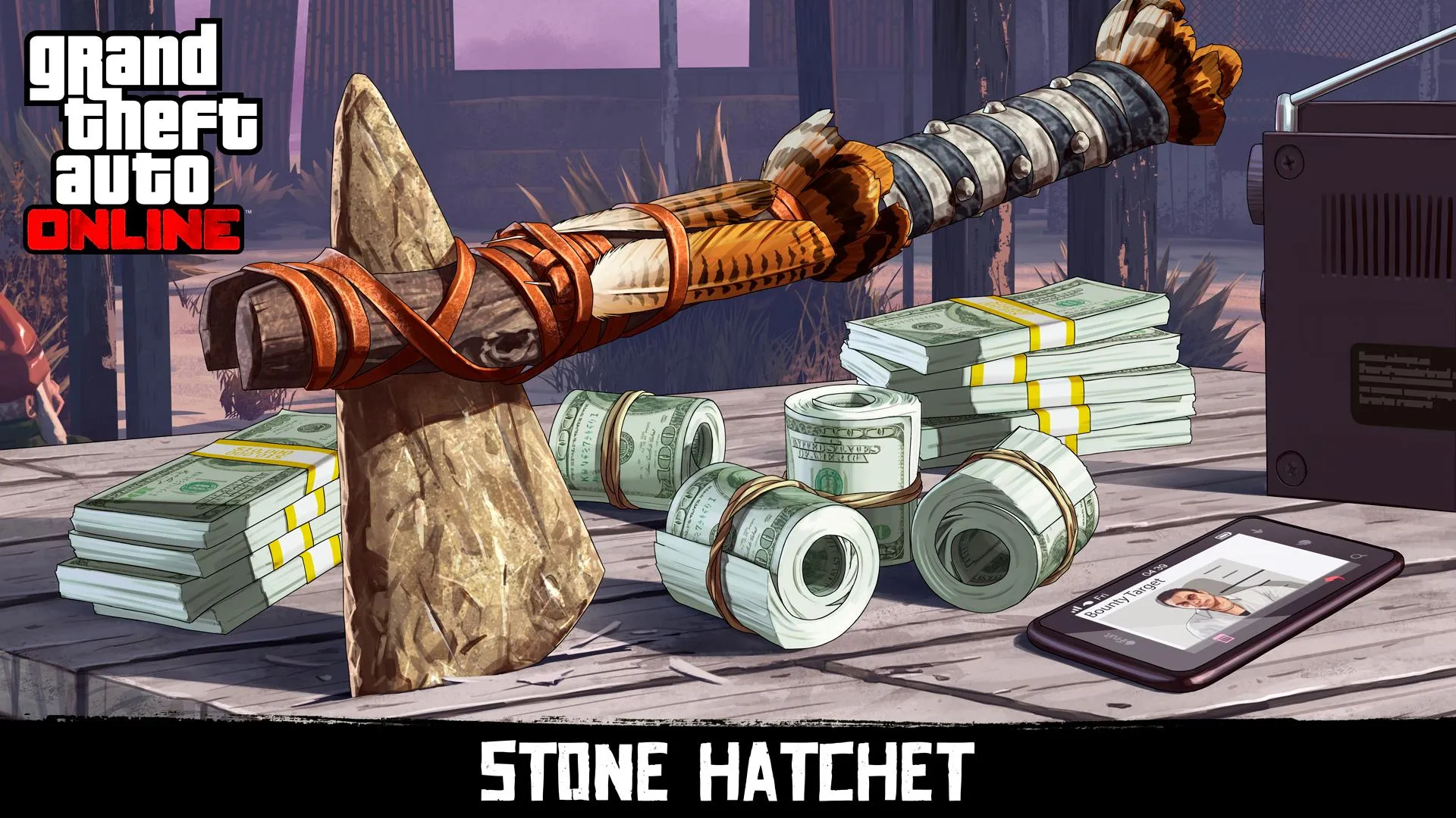 Unlock the new Stone Hatchet in GTA Online and Red Dead Redemption 2 - GTA V Articles Unlock the new Stone Hatchet in GTA Online and Red Dead Redemption 2 - GTA V Articles