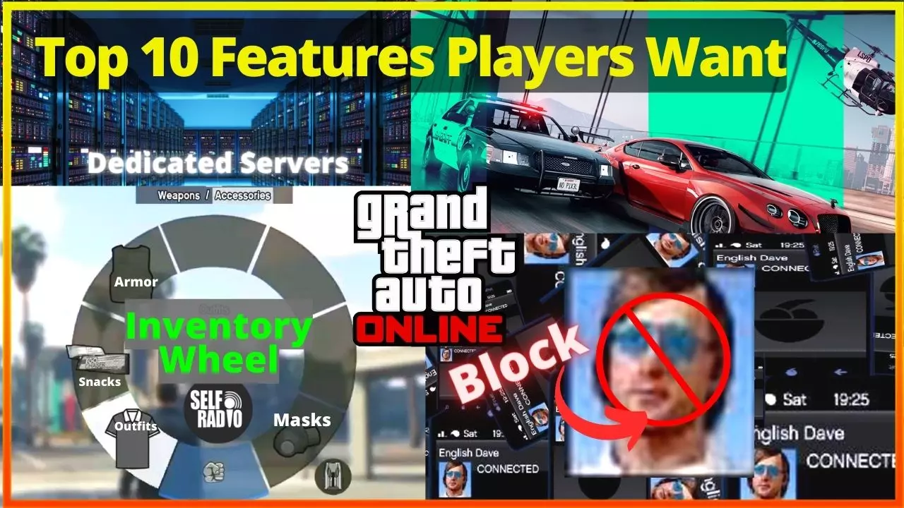 Top 10 Awesome Features Requested By GTA Online Players