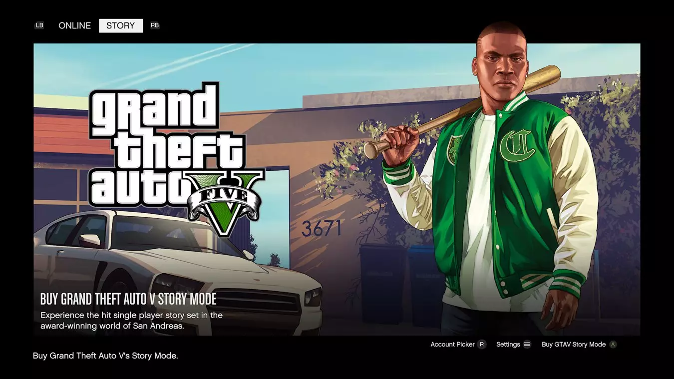 gtav new gen landing page