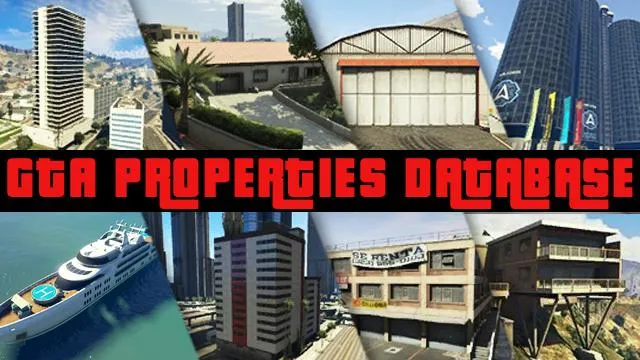 GTA 5 Properties Database