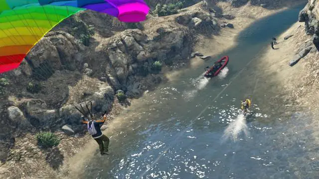 GTA 5 100% Completion -Parachuting