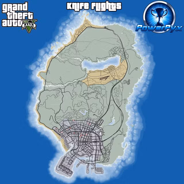 Gta 5 Map Locations Knife Flights gta 5 knife flights map locations