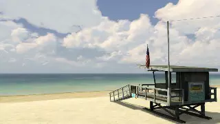 Beach GTA Online Parachuting