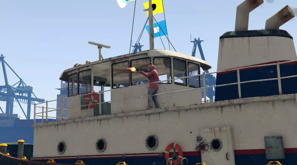 Tug - Ambush at the Docks GTA Online Special Cargo Freemode Mission