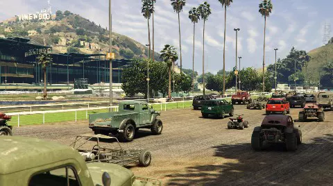 Land Race: At the Races GTA Online Race