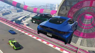 Stunt Race - In the City GTA Online Race
