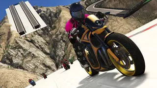 Stunt Race - Mountain Drop GTA Online Race