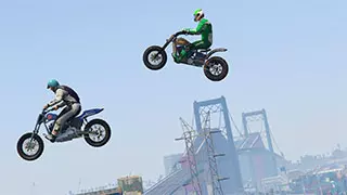 Stunt Race - Over the Bridge GTA Online Race