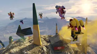 Special Vehicle Race: Thruster - Chiliad Drop GTA Online Race