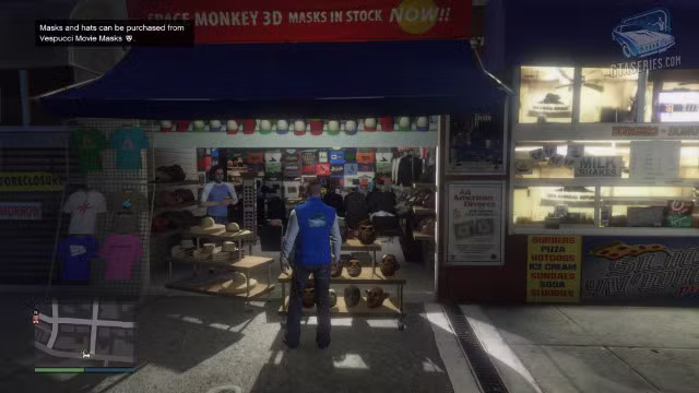 Task: Masks GTA Online Salvage Yard Mission