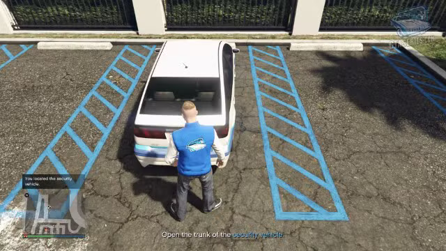 Task: Stun Guns GTA Online Salvage Yard Mission