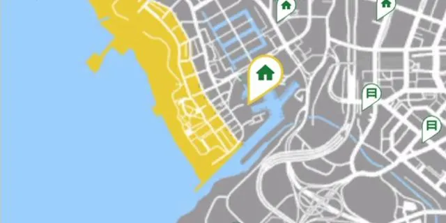 0115 Bay City Avenue, Apt 45 - Map Location in GTA Online
