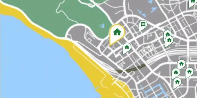 1115 Boulevard Del Perro, Apt 18 - Map Location in GTA Online