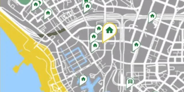 2057 Vespucci Boulevard, Apt 1 - Map Location in GTA Online
