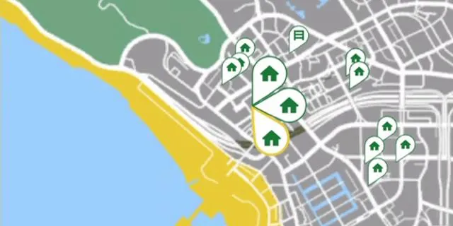 Del Perro Heights, Apt. 4 - Map Location in GTA Online