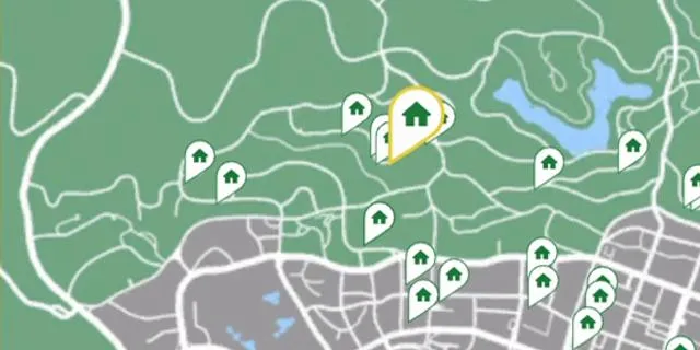 2862 Hillcrest Avenue - Map Location in GTA Online 2862 Hillcrest Avenue - Map Location in GTA Online